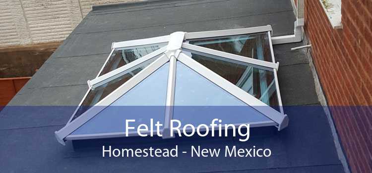 Felt Roofing Homestead - New Mexico