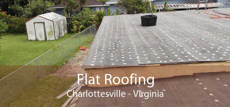 Flat Roofing Charlottesville - Virginia