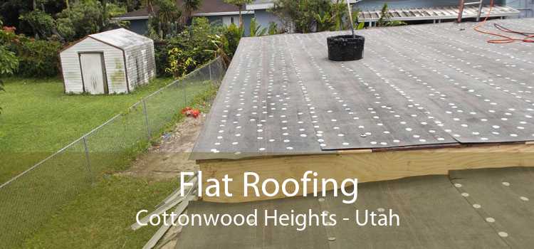 Flat Roofing Cottonwood Heights - Utah