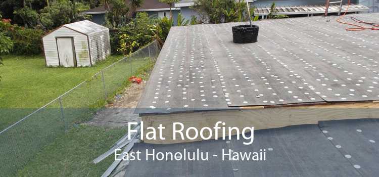 Flat Roofing East Honolulu - Hawaii
