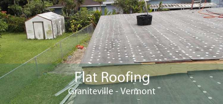 Flat Roofing Graniteville - Vermont