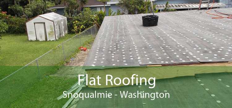 Flat Roofing Snoqualmie - Washington
