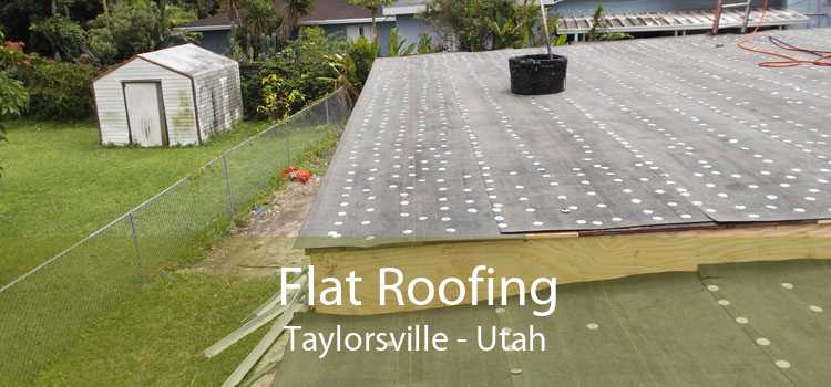 Flat Roofing Taylorsville - Utah