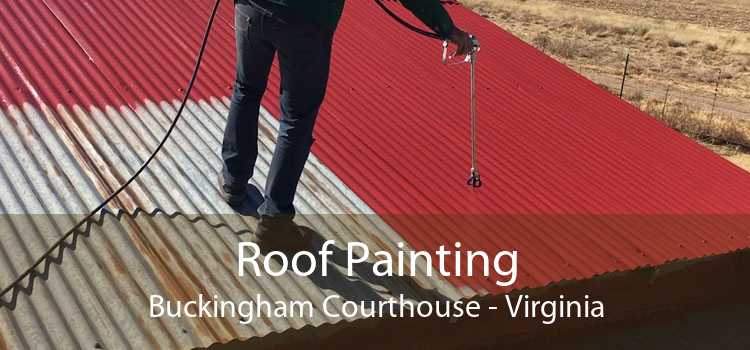 Roof Painting Buckingham Courthouse - Virginia