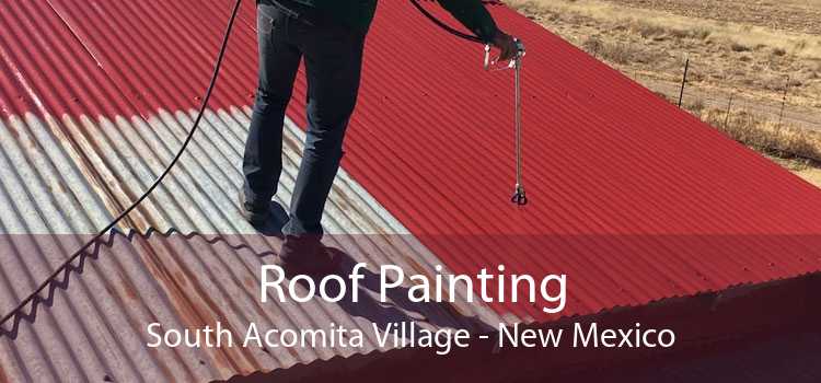 Roof Painting South Acomita Village - New Mexico