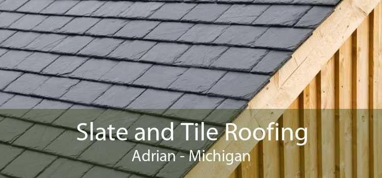 Slate and Tile Roofing Adrian - Michigan
