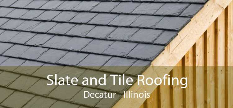 Slate and Tile Roofing Decatur - Illinois