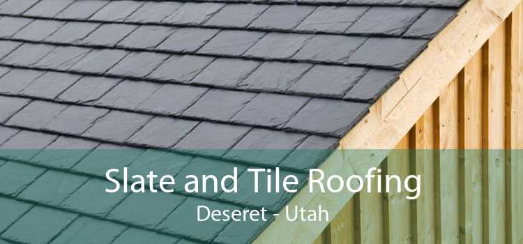 Slate and Tile Roofing Deseret - Utah