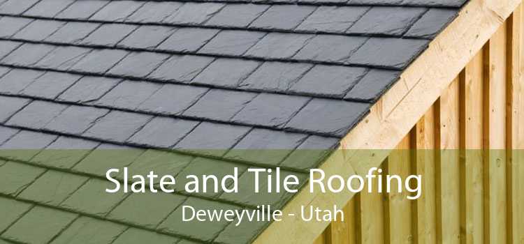 Slate and Tile Roofing Deweyville - Utah