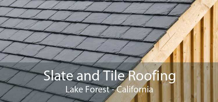 Slate and Tile Roofing Lake Forest - California