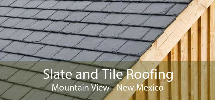 Slate and Tile Roofing Mountain View - New Mexico