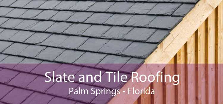 Slate and Tile Roofing Palm Springs - Florida