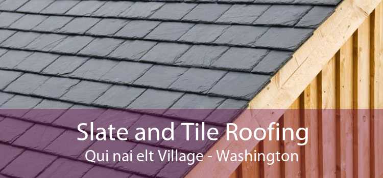 Slate and Tile Roofing Qui nai elt Village - Washington