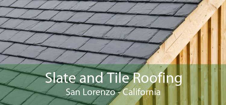 Slate and Tile Roofing San Lorenzo - California